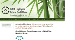 Desktop Screenshot of hmsaefcu.org
