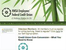Tablet Screenshot of hmsaefcu.org